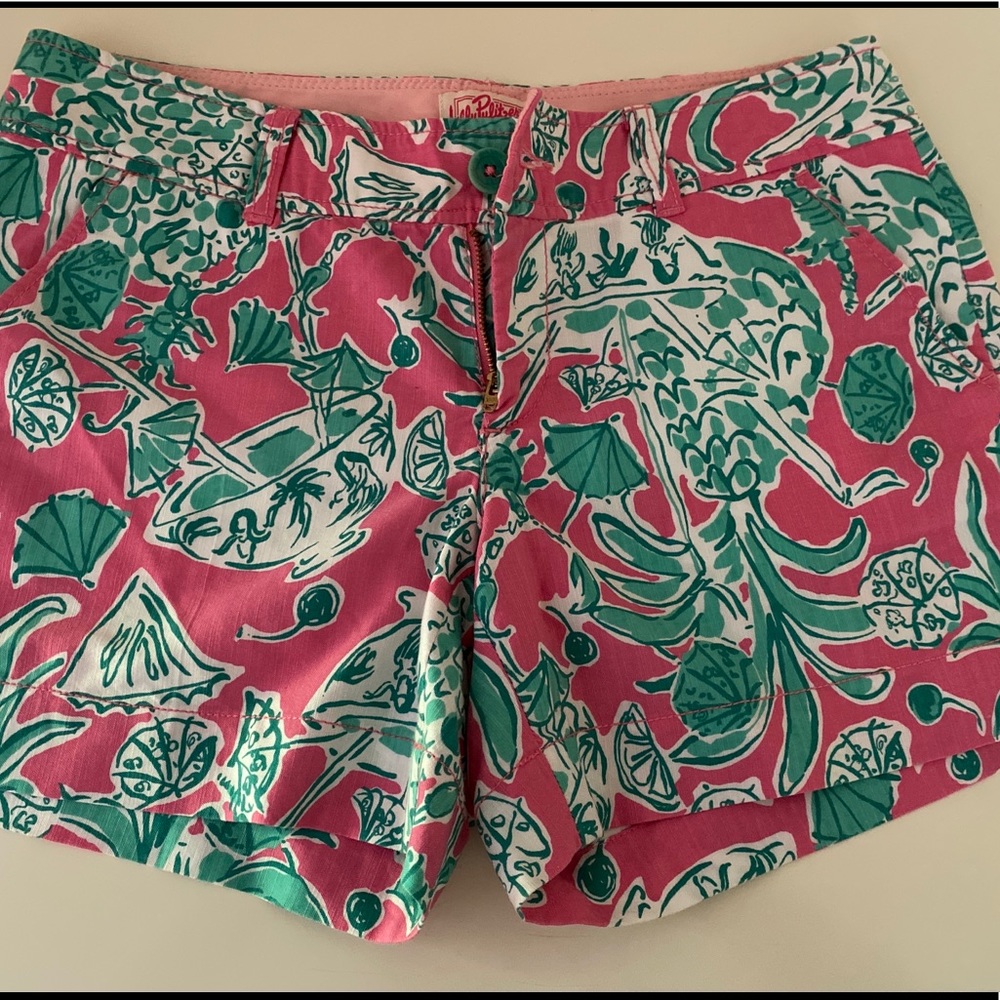 Lilly Pulitzer Callahan scorpion bowl shorts 4